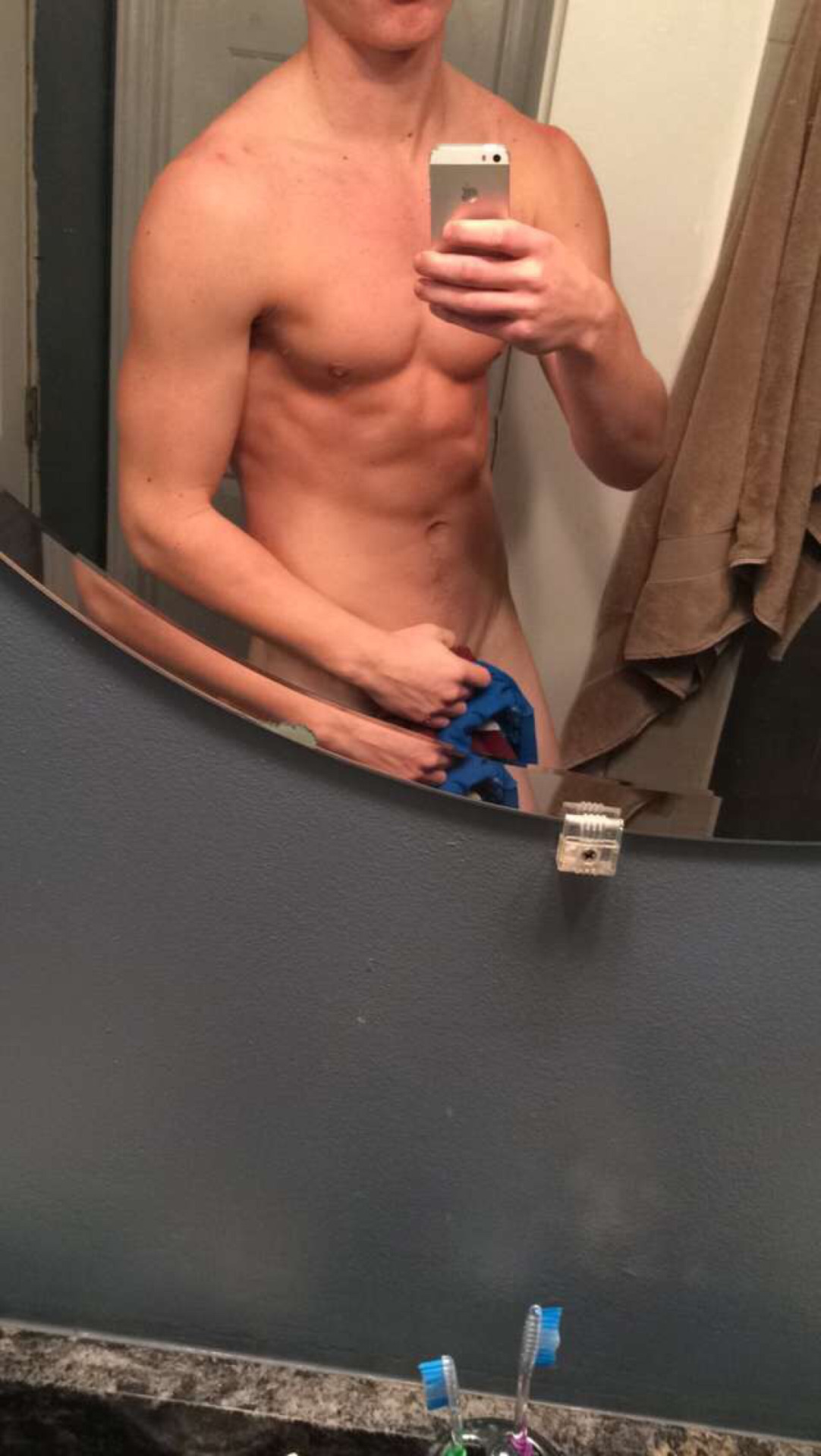 nude blond teen boy selfie